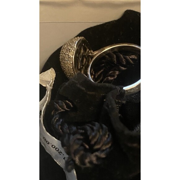 AUTHENTIC BAVNA Skull Ring 1.23 tcw Pavé Set Champagne Diamonds Sterling Silver - Picture 13 of 16